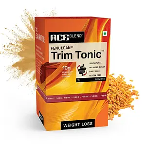 Ace Blend Trim Tonic™ 15 sachets | Proven Weight Loss | Daily Fiber | Sugar Management | Psyllium-Free | Gut Health | Soluble+Insoluble | 100% Natural | Body Toning | Heal Constipation, Gas, Acidity