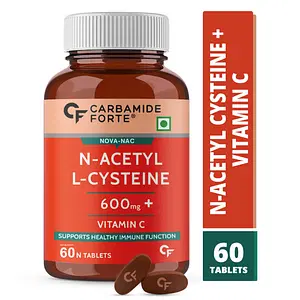Carbamide Forte N-Acetyl, L-Cysteine 600mg (NAC) - 60 Veg Tablets
