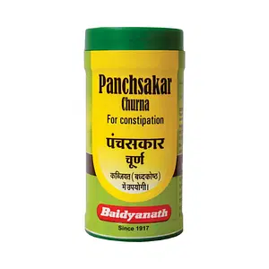 Baidyanath Nagpur Panchasakar Churna-Helps Relieve Constipation & Gas Problem-100 Gm