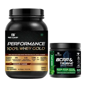 Beyond Fitness ISO Gold Combo (100% Whey Gold Protein 1kg -BCAA isotonic energy drink 500mg)