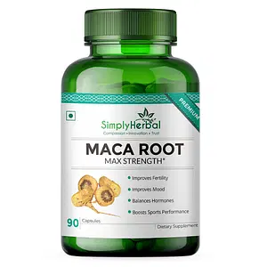 Simply Herbal Maca Root Extract Capsules - 90 Capsules