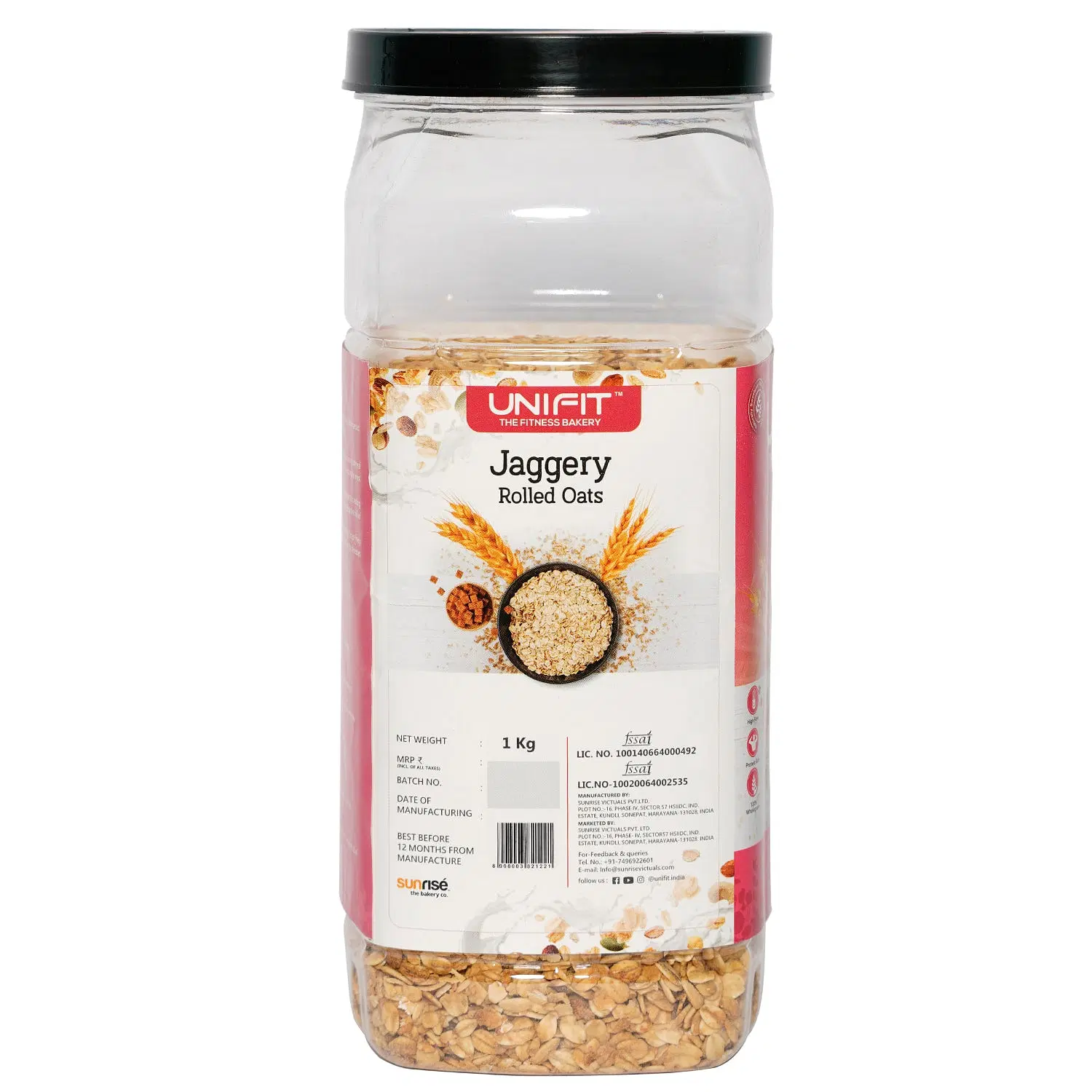 Yogabar No Added Sugar Oatmeal 1kg - with Alphonso Mango, Chia Seeds and  Real Fruits & Berries - Rich in Fibre & Protein