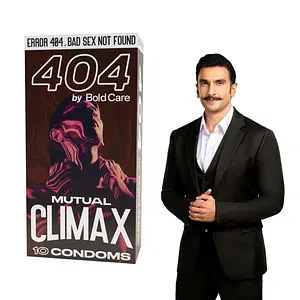 Bold Care 404 Mutual Climax Condoms For Men - Experience Ultimate Pleasure Together! - 10 Condoms (Pack of 1)