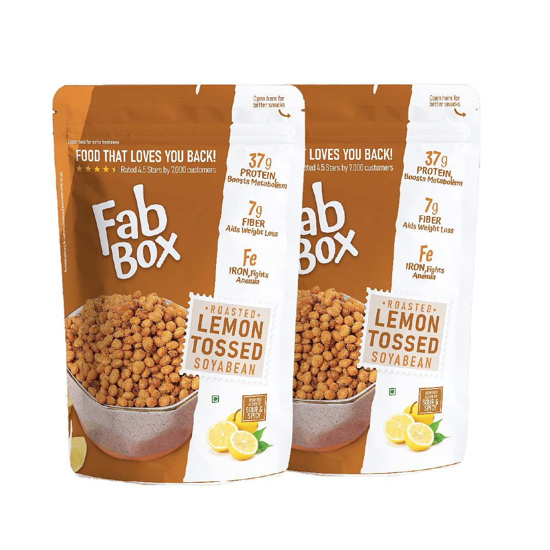 

Fabbox Lemon Tossed Soyabeans 180g | Pack of 2