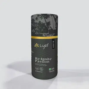 LYEF Re-Ignite Passion - Ayurvedic Supplement with musali & shatavari - Boosts Fertility and Testosterone Levels in Men - Supports Heart Health and Relieving stres - 100% Vegan - 60 Capsules