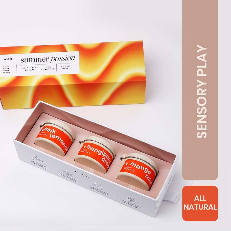 

MyMuse Melt Aromatherapy Oil Massage Candles Summer Passion (Set of 3)