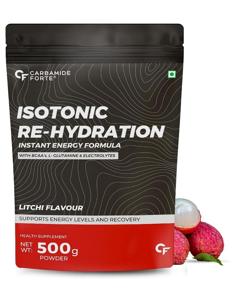 Carbamide Forte Isotonic Powder | Instant Energy Drink for Workout | Electrolyte Powder with added BCAA & L Glutamine