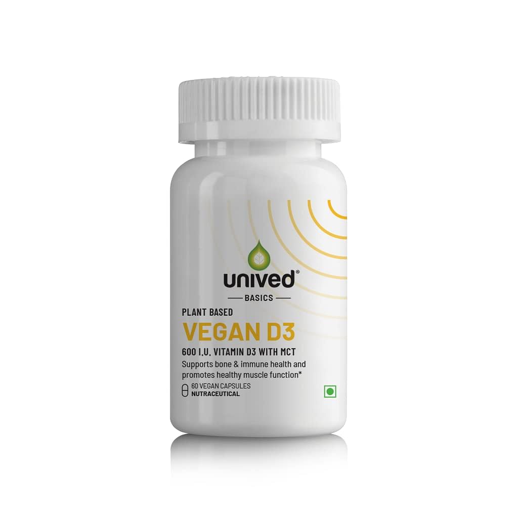 

Unived Basics Vegan D3 (600 IU) - 60 Capsules