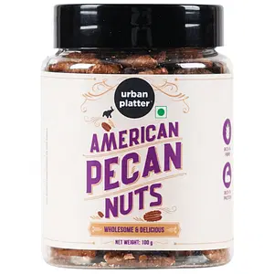 Urban Platter American Pecan Nuts, 100g (Rich in Protein & Fiber, Crunchy ,Stored in Refrigeration for Long Lasting Freshness)