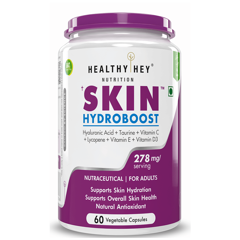 

HealthyHey Nutrition Skin Hydroboost 60 Vegetable Capsules