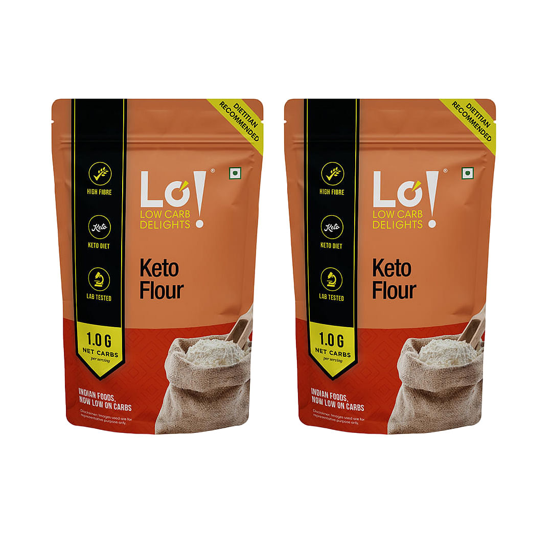 

Lo! Foods Keto Atta (1g Net Carb) 500g | Pack of 2