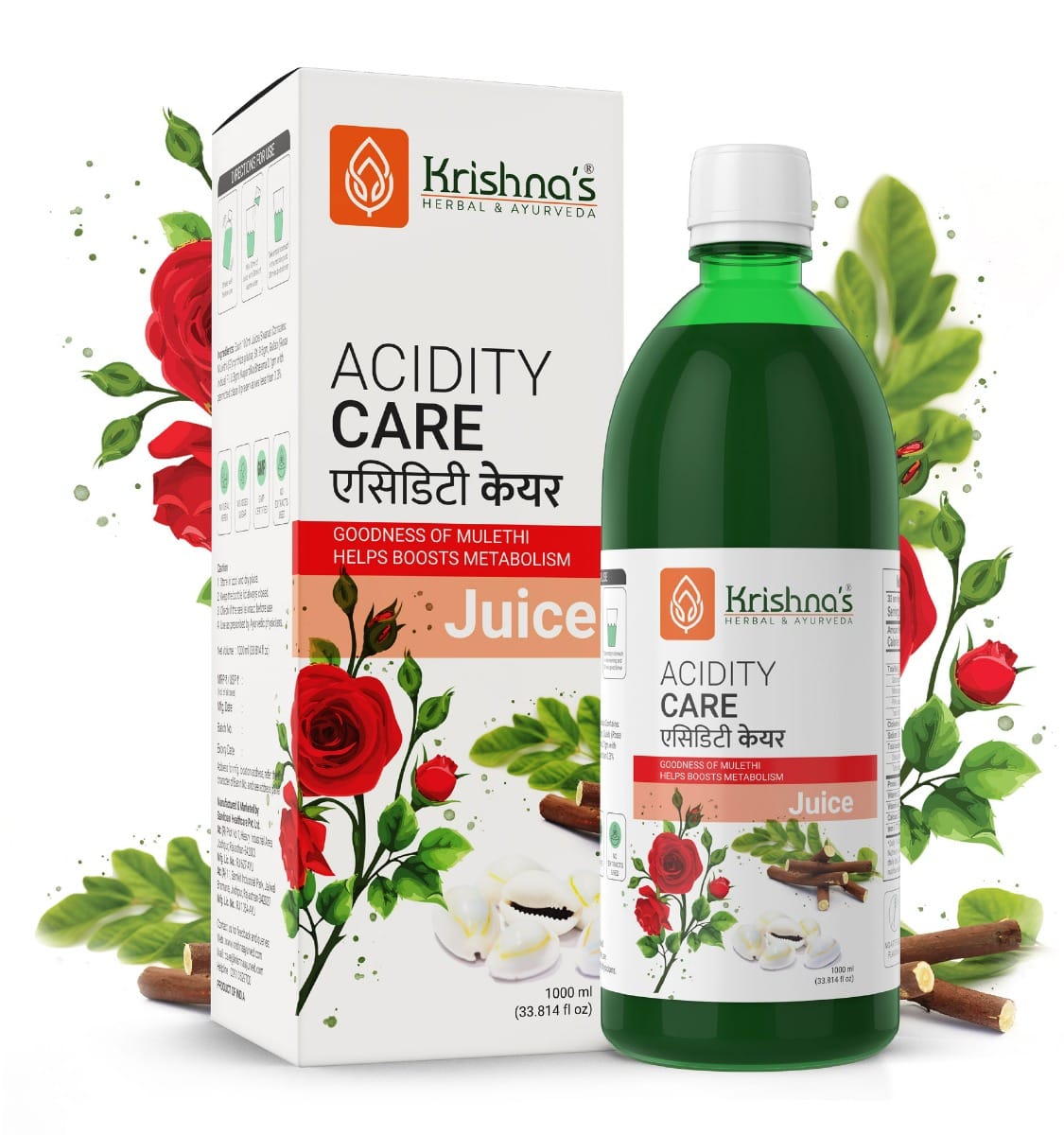

Krishna's Acidity Care Juice -1000ml (Pack of 1)…