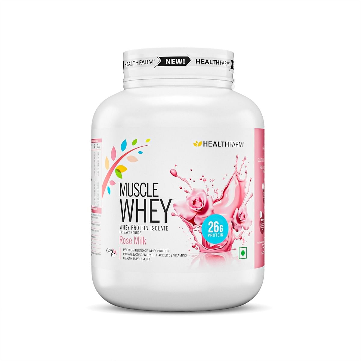 

Healthfarm Muscle Whey protein (Rose Milk , 2kg)