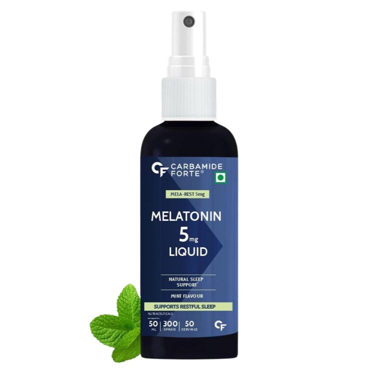 

Carbamide Forte Melatonin 5mg Spray Per Serving - Sleeping Aid - 300 Sprays 50ml