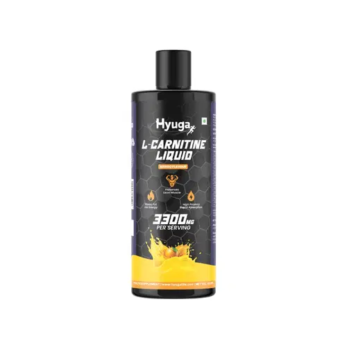 Hyuga L-Carnitine Liquid 450 ml | 3300 mg High Strength Formula | With B-Vitamins | Mango Flavour | Supports Fat Metabolism & Energy | 30 Servings Hyuga L-Carnitine Liquid 450 ml | 3300 mg High Strength Formula | With B-Vitamins | Mango Flavour | Supports Fat Metabolism & Energy | 30 Servings