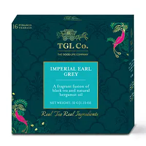 TGL Co. Imperial Earl Grey Black Tea 16 Teabag Box