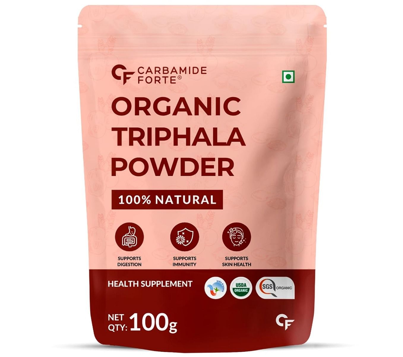 

Carbamide Forte 100% Organic Triphala Powder | Triphala Churna Powder Organic supports Healthy Digestion, Improves Gut Health & Relieves Constipati...