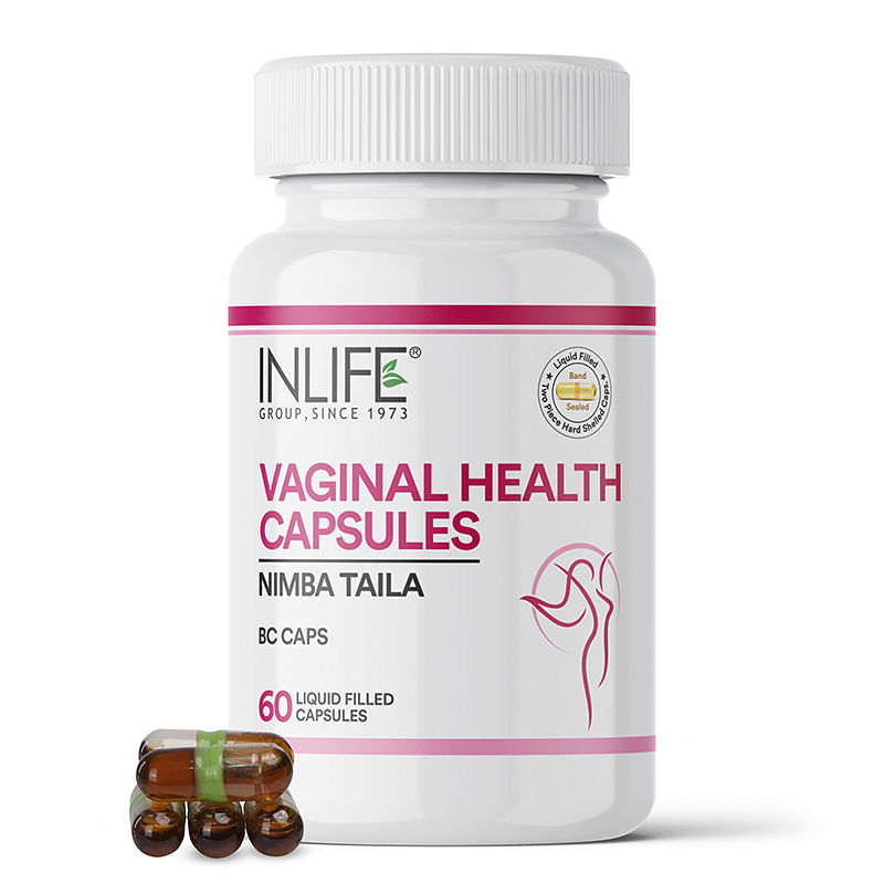 

INLIFE Vaginal Health Capsules for Hygiene Support with Neem Seed Oil (Nimba Taila) 500mg | Promote Healthy Vaginal Odor & Vaginal Flora - 60 Count