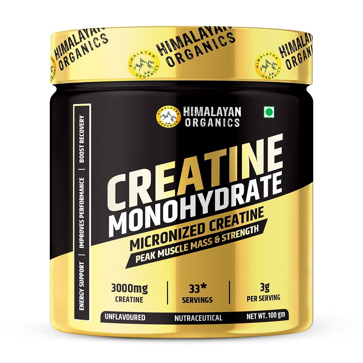 

Vlado's Himalayan Organics Pure Micronised Creatine Monohydrate Powder Pre/Post Workout Supplement, Instant Energy for Athletic Performance Faster ...