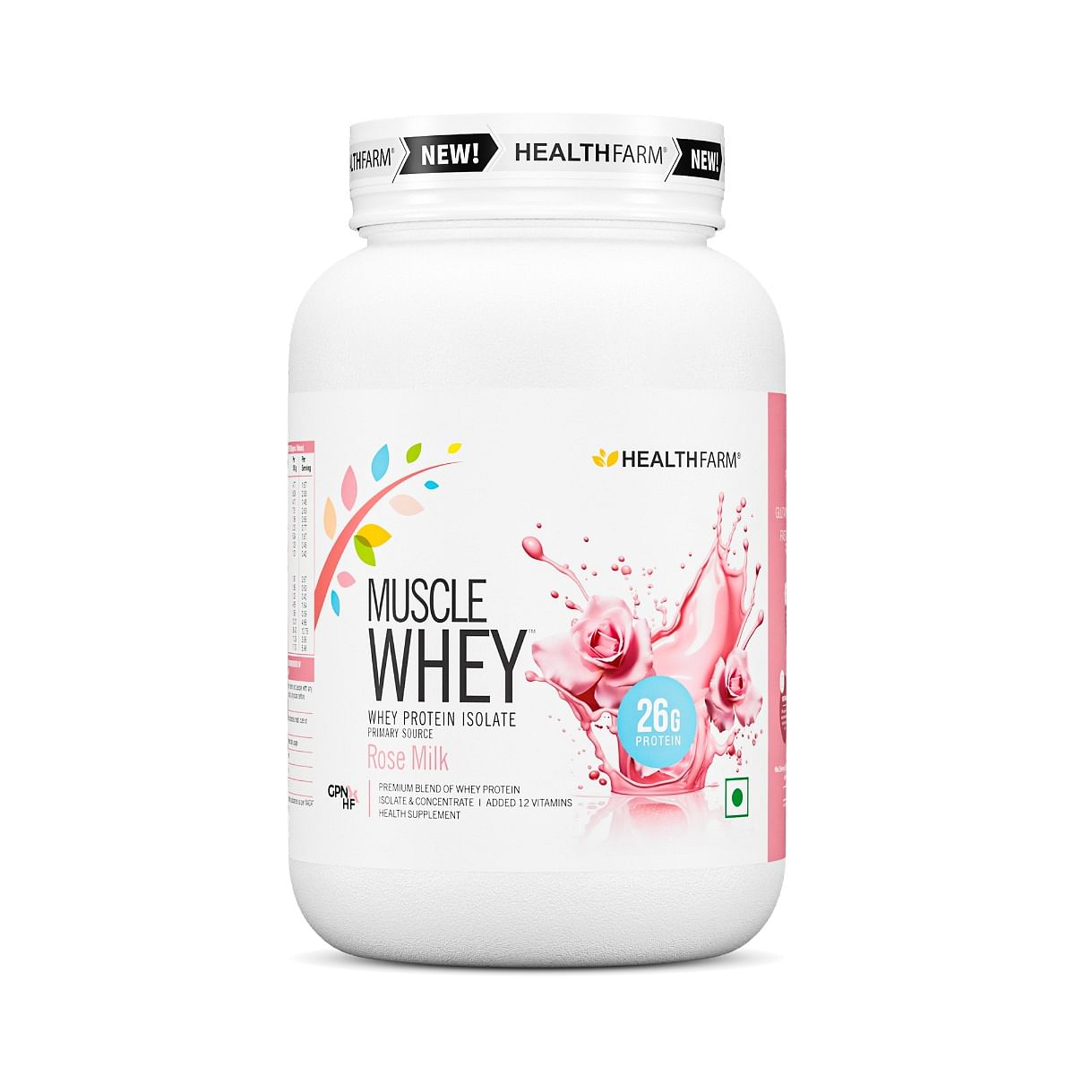 

Healthfarm Muscle Whey protein (Rose Milk , 1kg)