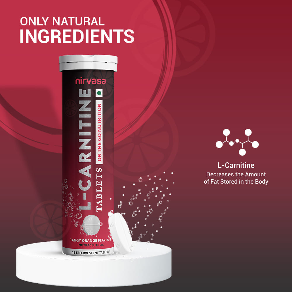 l carnitine effervescent HURE L-Carnitine ACV 15 effervescent tablets | Orange main image 1