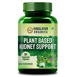 Himalayan Organics Plant Based Kidney Support | Cleanser | Purifier | Patarchata, Fennel, Punernava | 60 Veg Capsules
