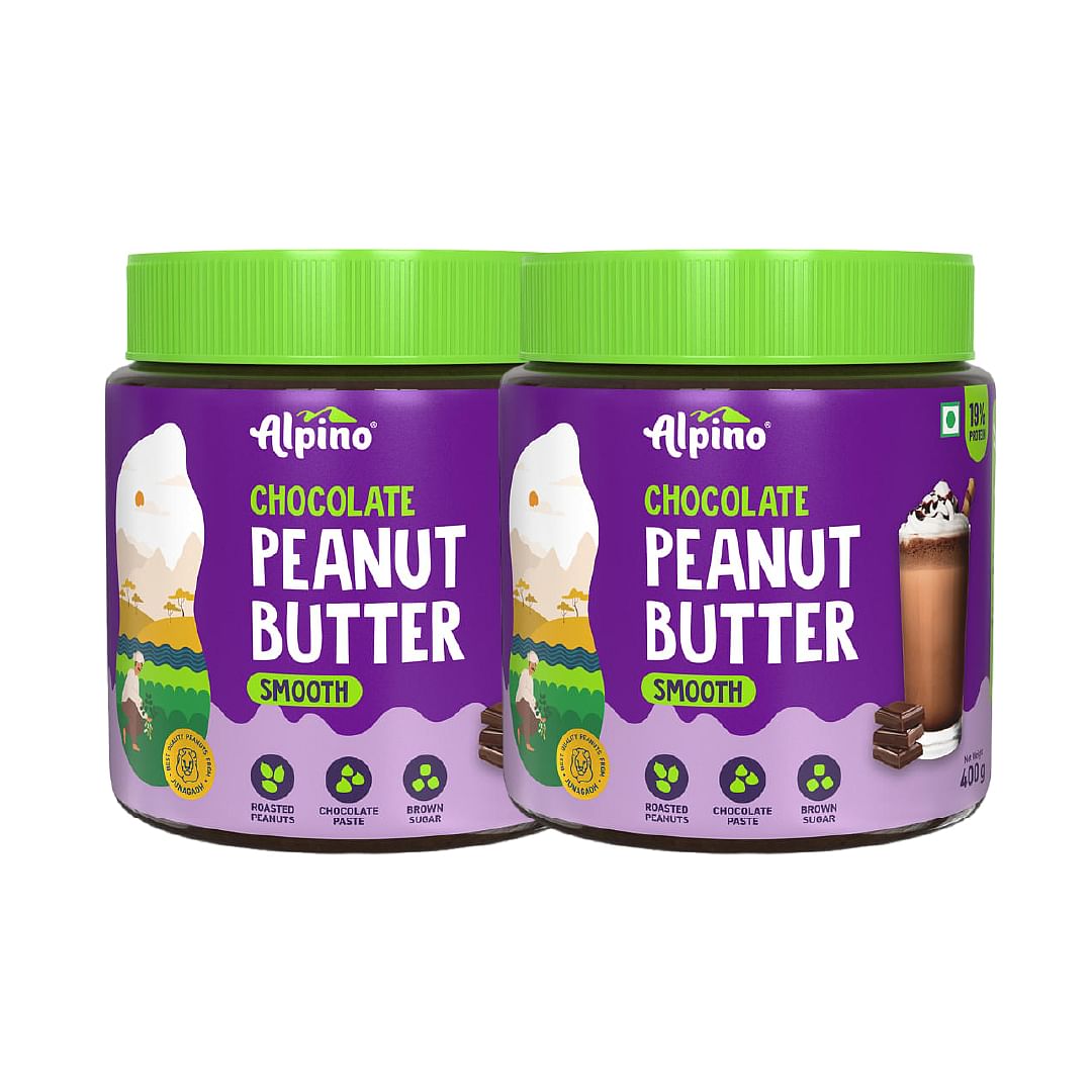 

Alpino Chocolate Peanut Butter Smooth | 19% Protein | Made with Roasted Peanuts, Chocolate Paste, Brown Sugar & Sea Salt | Plant Based Protein Pean...