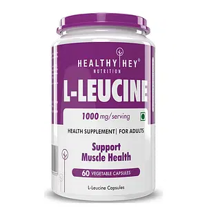 Healthyhey Nutrition L-Leucine 1000mg 60 capsules