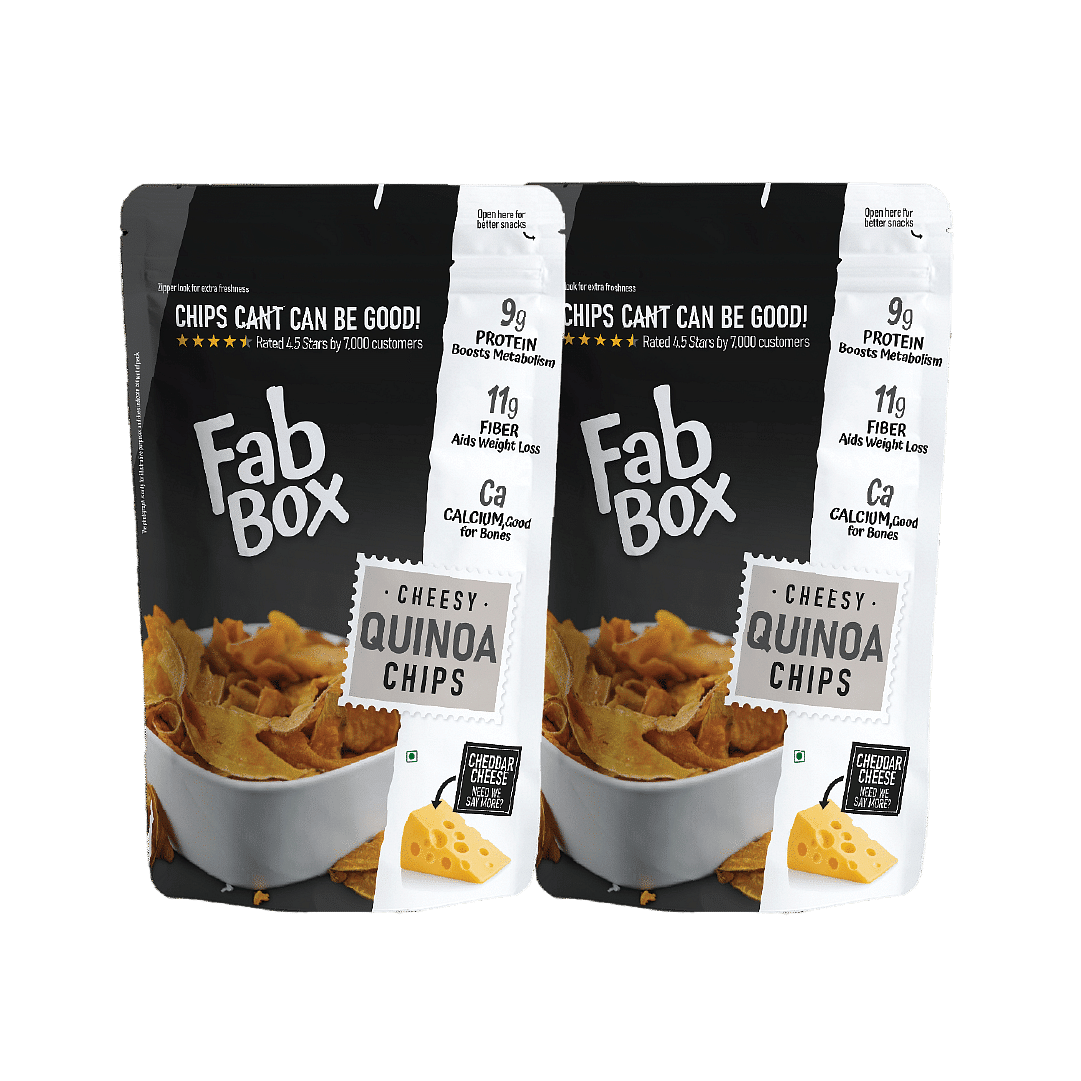 

Fabbox Cheesy Quinoa Chips160g | Pack of 2