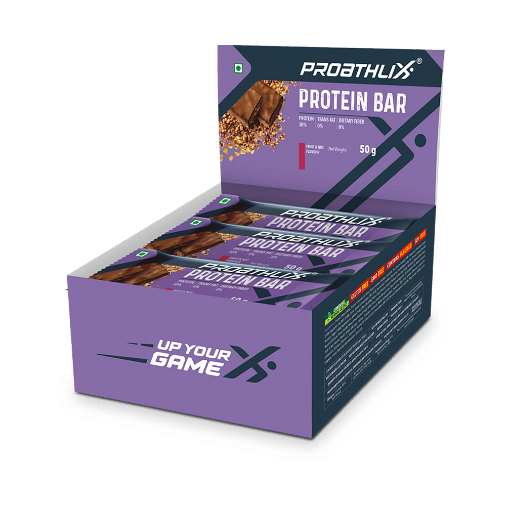 Proathlix Protein Bar 50G Energy Bar - Pack of 12