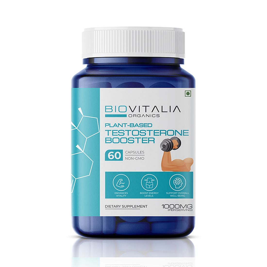 Biovitalia Organics Premium Natural Energy Booster Capsules For Men ...