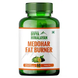 Divya Himalayan Medohar Fat Burner With Garcinia Cambogia, Green Tea Extract, Green Coffee Bean Extract & L-Carnitine (60 Tablets)