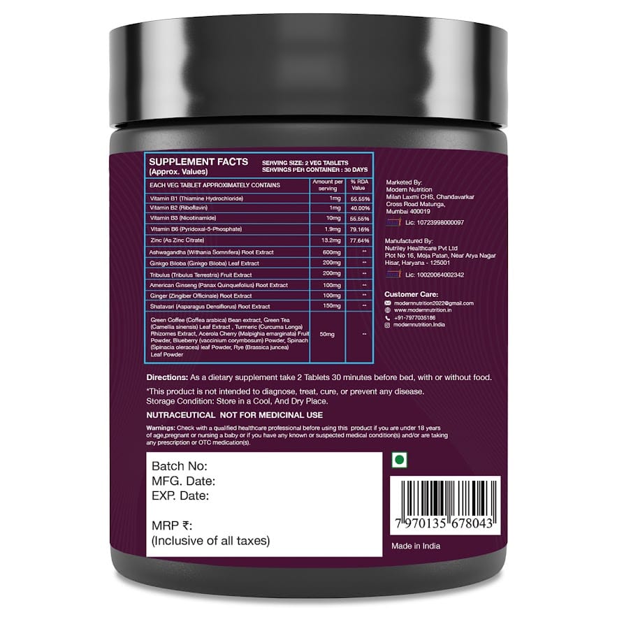 Modern Nutrition Zeus Power for HerTestosterone Booster for Women