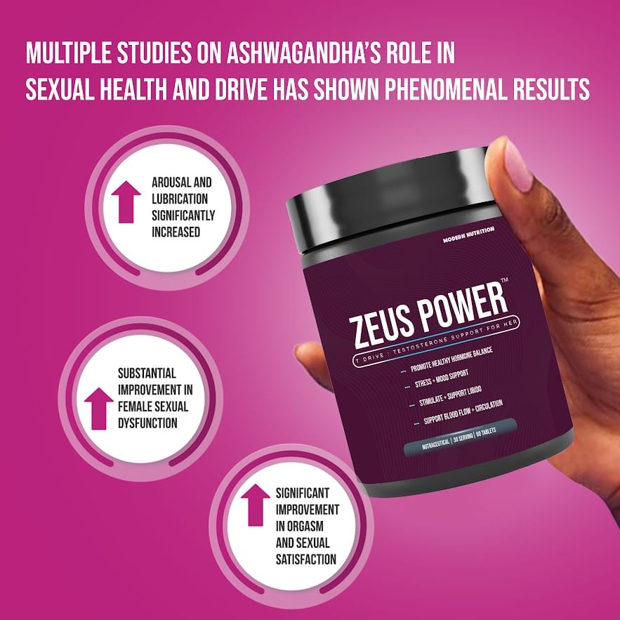 Modern Nutrition Zeus Power for HerTestosterone Booster for Women