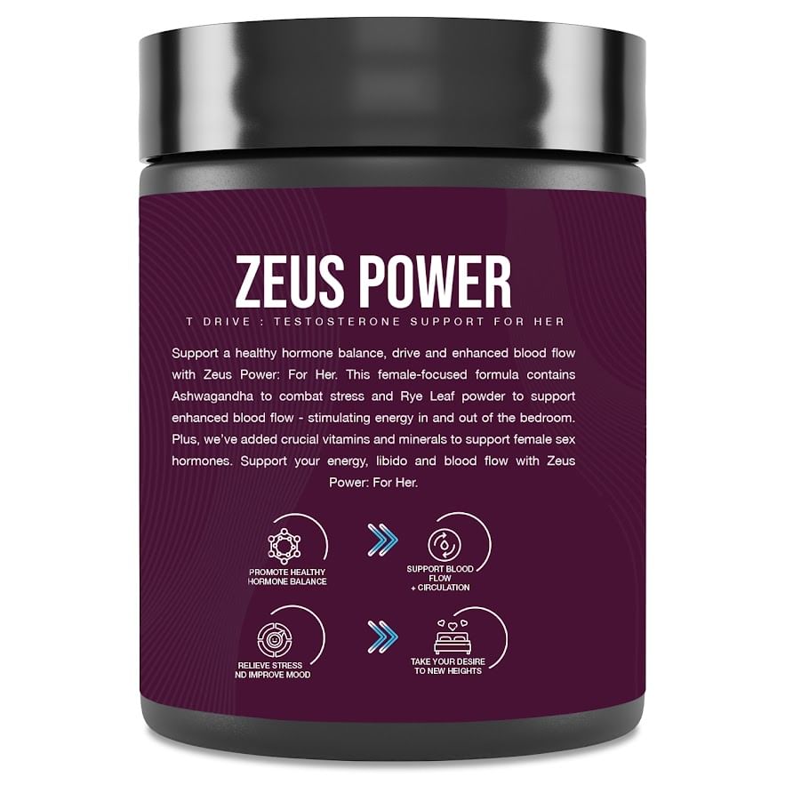 Modern Nutrition Zeus Power for HerTestosterone Booster for Women