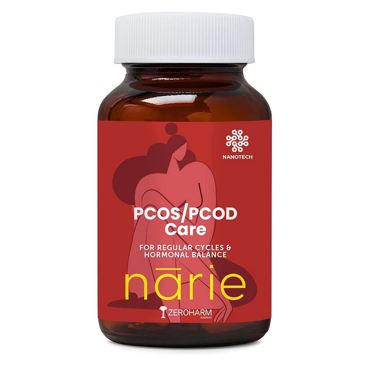 

Narie PCOS/PCOD Care Tab|Hormonal balance,Regular period,Weight management,Reduced acne & facial hair-60