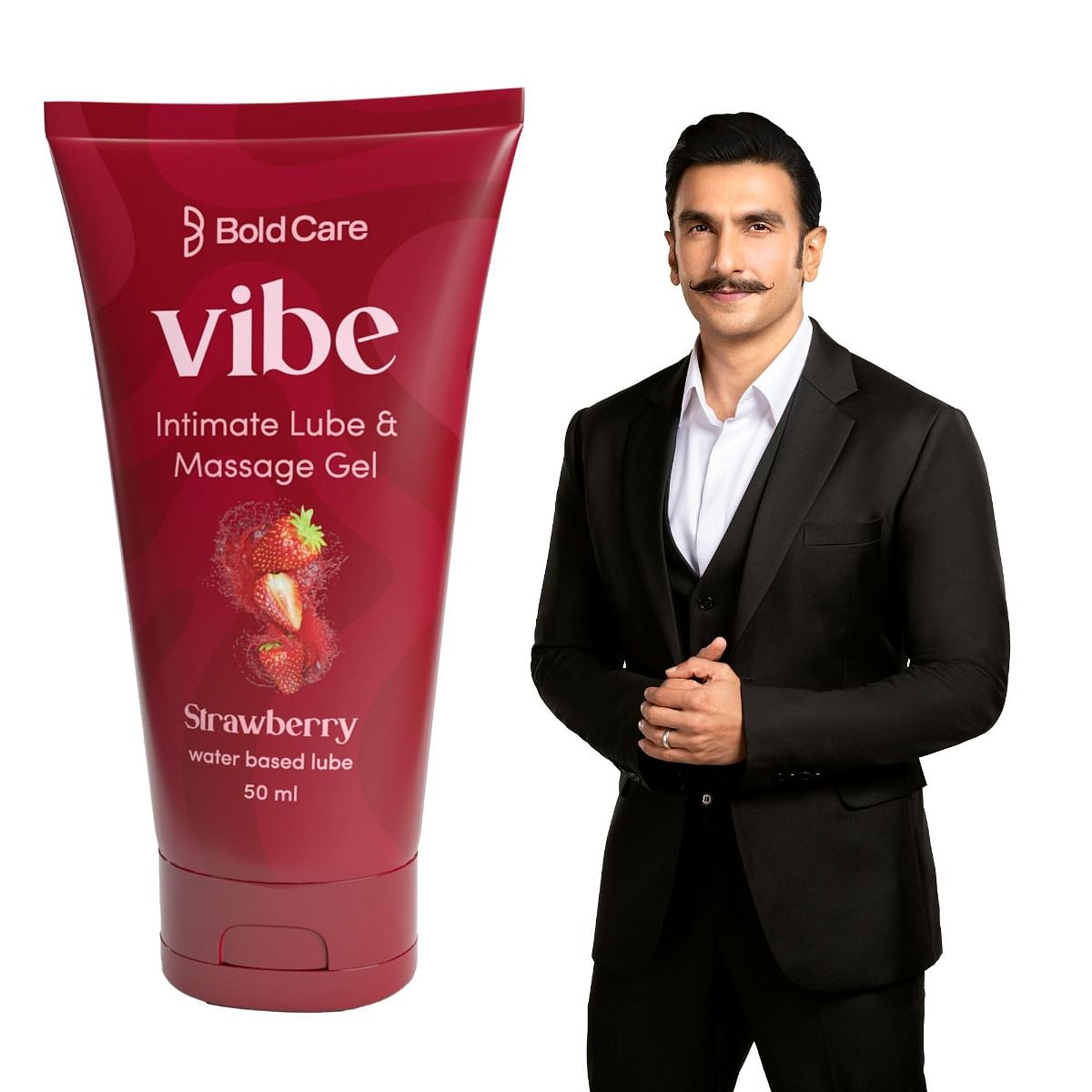 

Bold Care Vibe Strawberry - Personal Lubricant for Men and Women - Premium Strawberry Flavour - Water Based Lube - Skin Friendly, Silicone and Para...