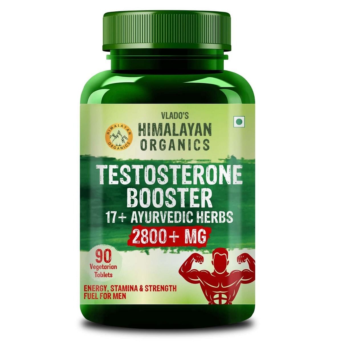 

Vlado's Himalayan Organics Testosterone Booster for Men – 2800mg | With Ashwagandha, Shilajit, Kaunch Beej, Musli & 17+ Ayurvedic Herbs | Pre & Pos...