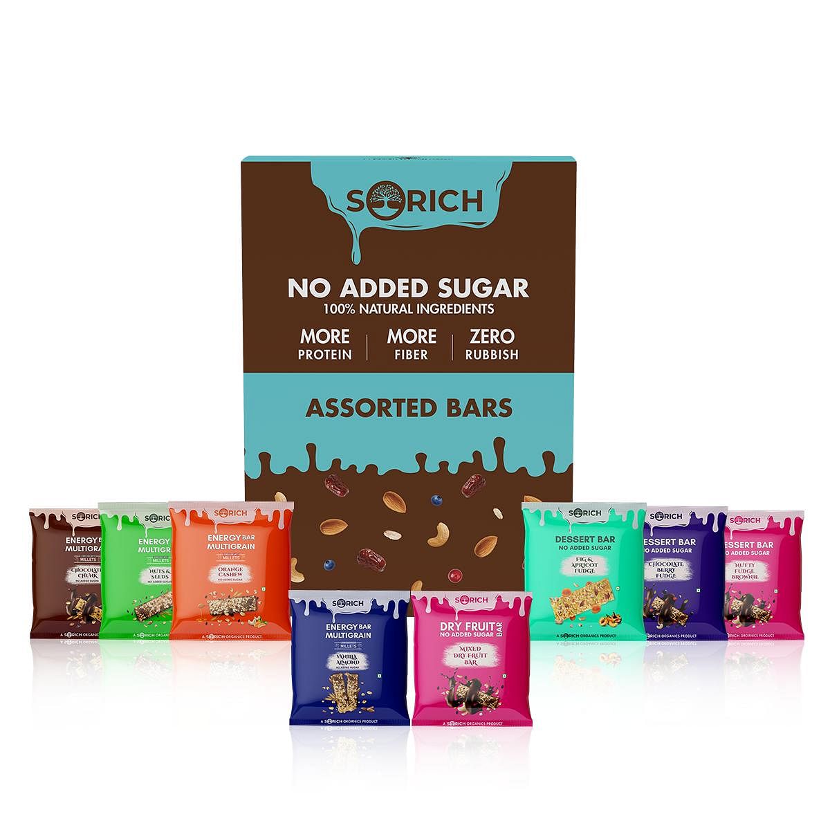 

Sorich Organics Assored Mini Energy + Dessert Bars (Pack of 16) each 15g