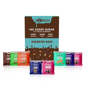 Sorich Organics Assored Mini Energy + Dessert Bars (Pack of 16) each 15g 