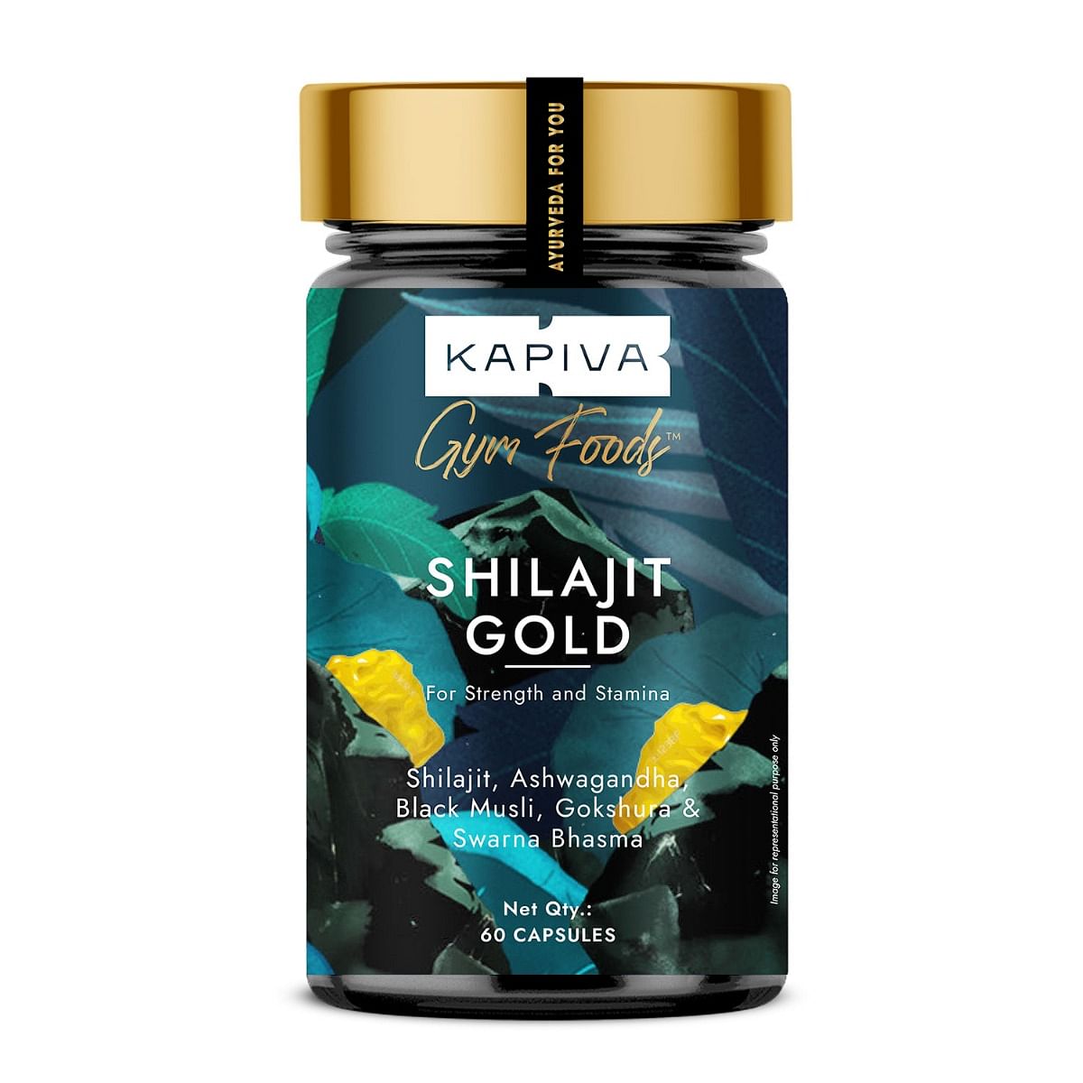 

Kapiva Shilajit Gold 60 Capsules | Contains 24 Carat Gold | Boosts In 4 Weeks | 100% Ayurvedic