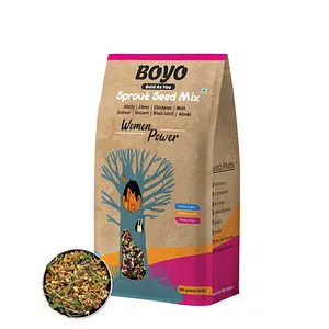BOYO Sprout Seed Mix for Women's Health 400g - 100% Vegan and Gluten-Free