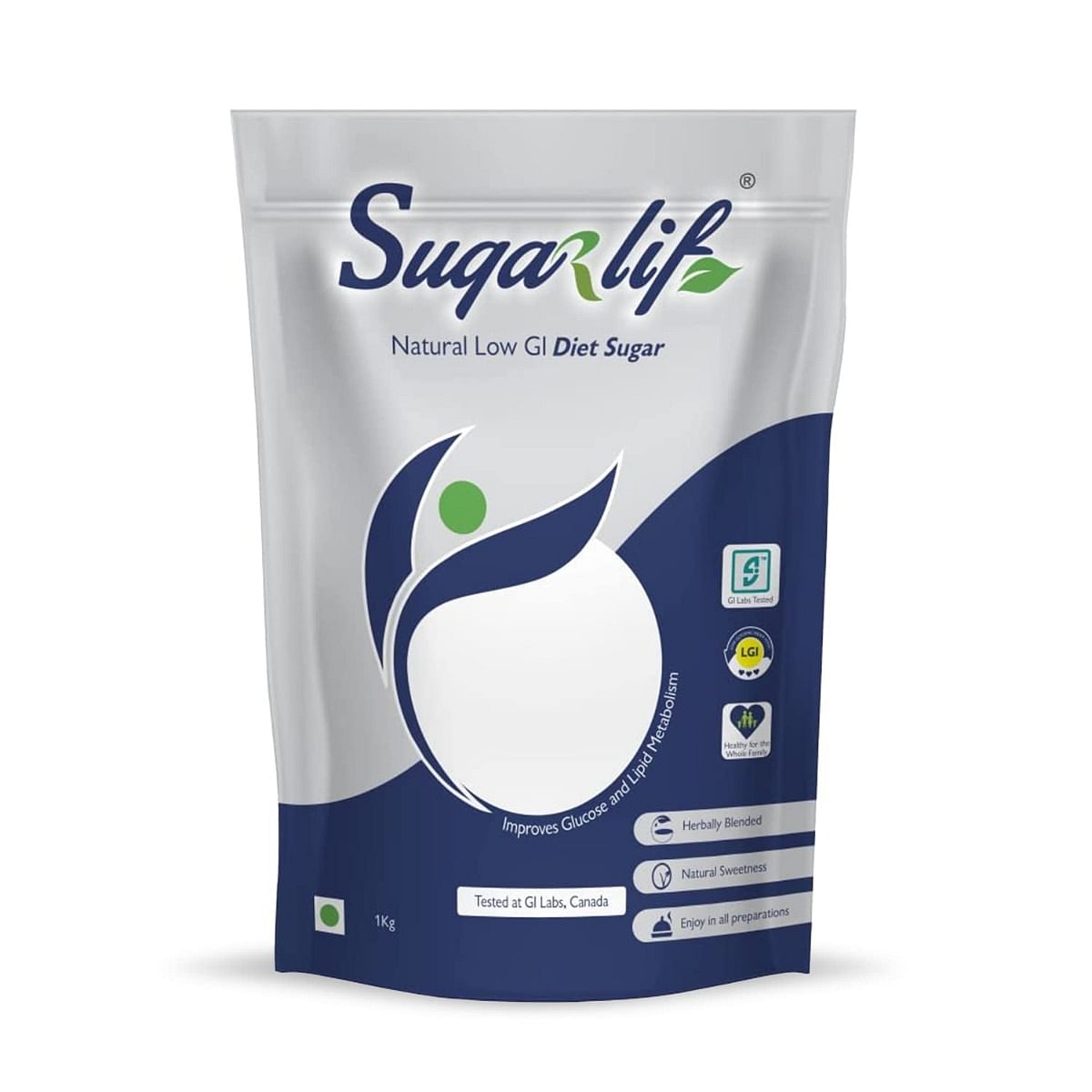 

Sugarlif LOW GI Diet Sugar- Orignal Product of Dr. C K Nandagopalan - Diabetic Friendly Herbal Cane Sugar-Free From Chemicals, Artificial Sweetener...