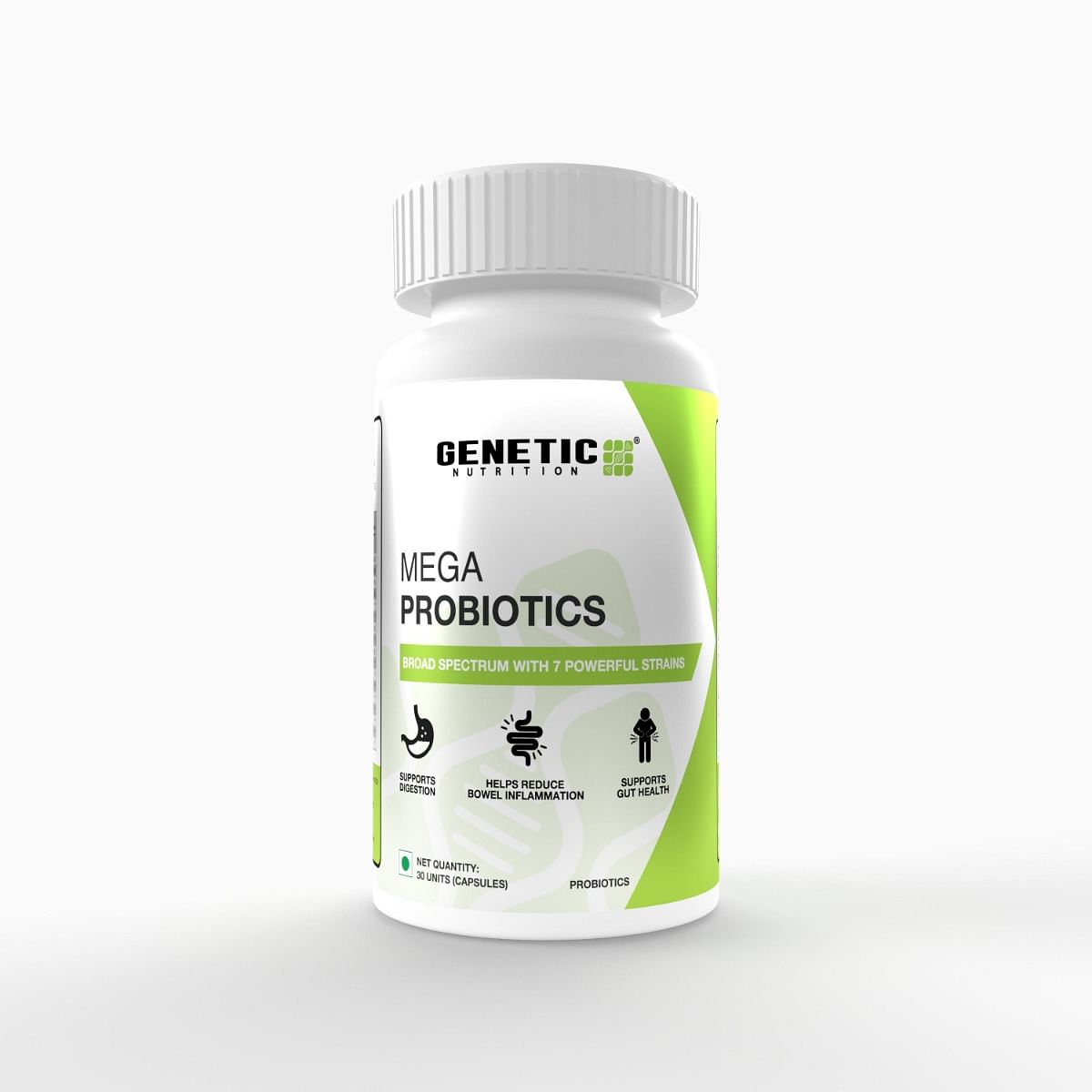 

Genetic Nutrition Mega Probiotics 25 Billion CFU Supplement | Probiotics 25 Billion Supplement Broad Spectrum with 7 Powerful Strains of Probiotics...