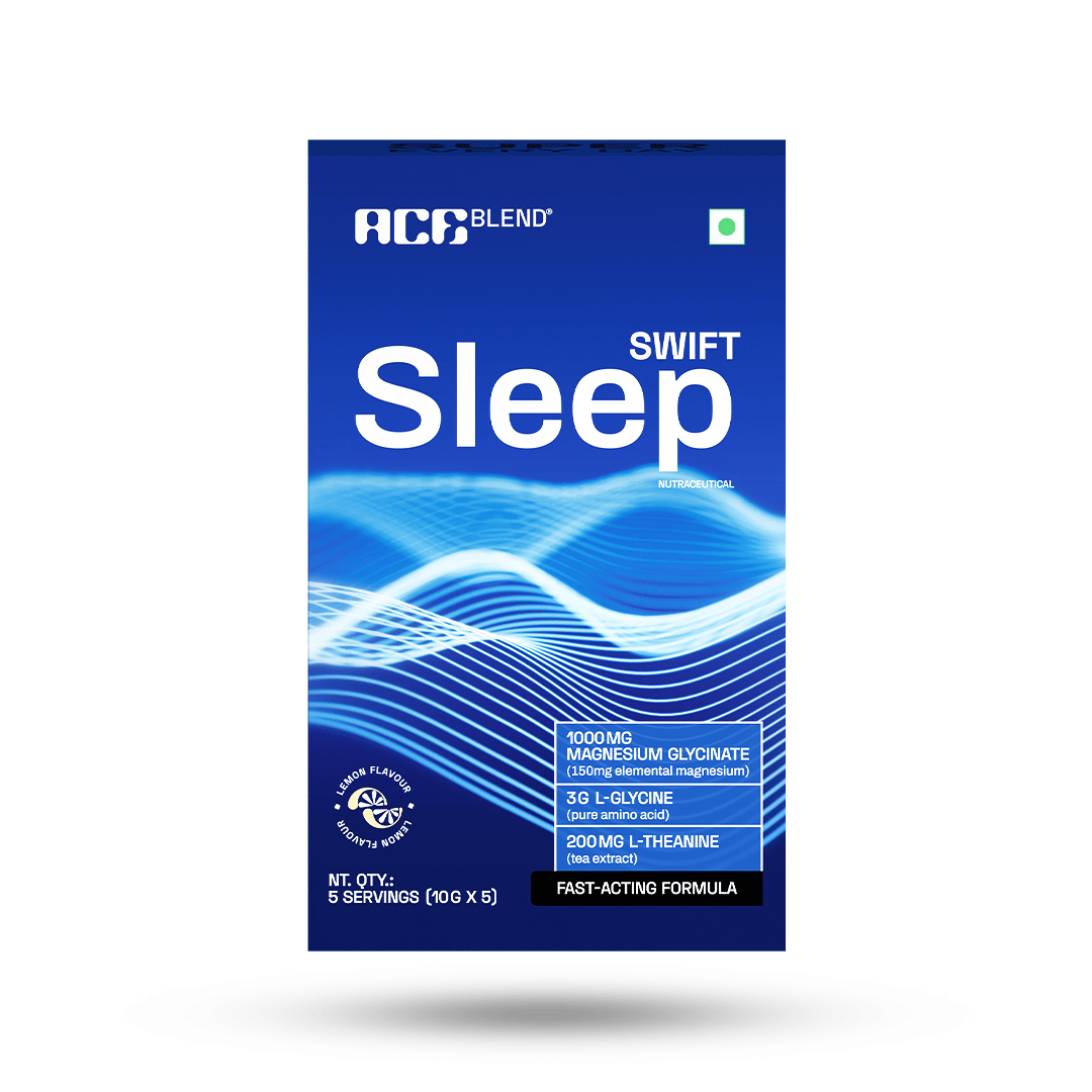 

Ace Blend Swift Sleep, Natural Sleep Supplement With Magnesium, L-Theanine And Glycine (15 Servings)