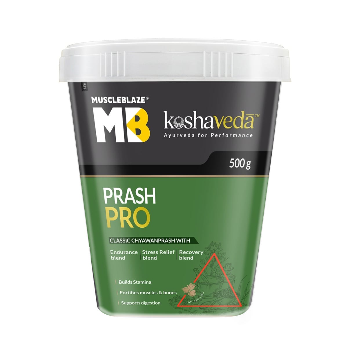 

Koshaveda Prash Pro by MuscleBlaze | Classic Chyawanprash with Shilajit & 6 Blends | For General Wellness, Endurance, Recovery (500g)
