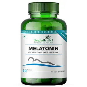 Simply Herbal Natural Melatonin 10 mg - 90 Tablets