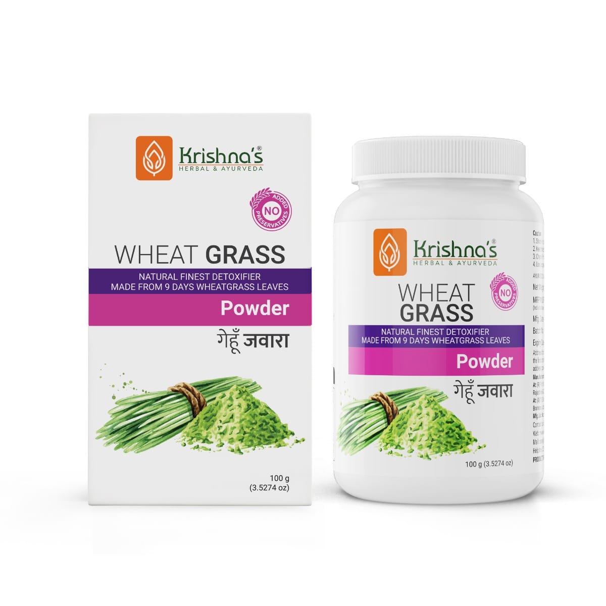 

Krishna's Wheatgrass Powder 100 g