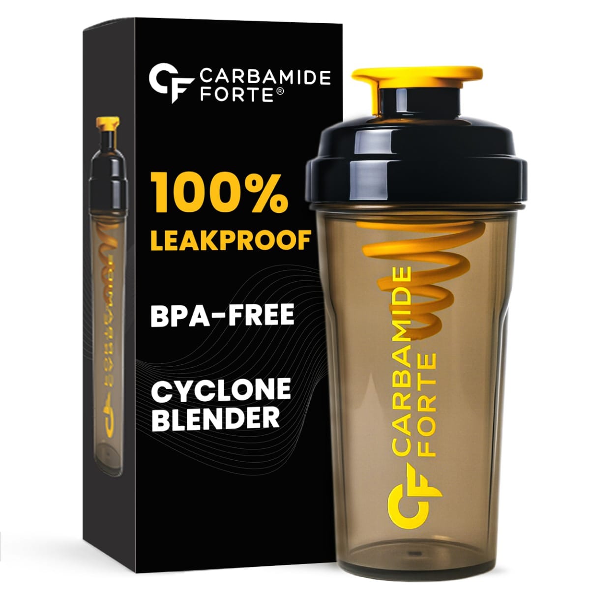Carbamide Forte Storm Shaker for Gym Bottle 700ml | Protein Shaker Bottle | Cyclone Blender for Smooth Shakes | 100% Leakproof, BPA-Free, Durable Gym Shaker-picture-23