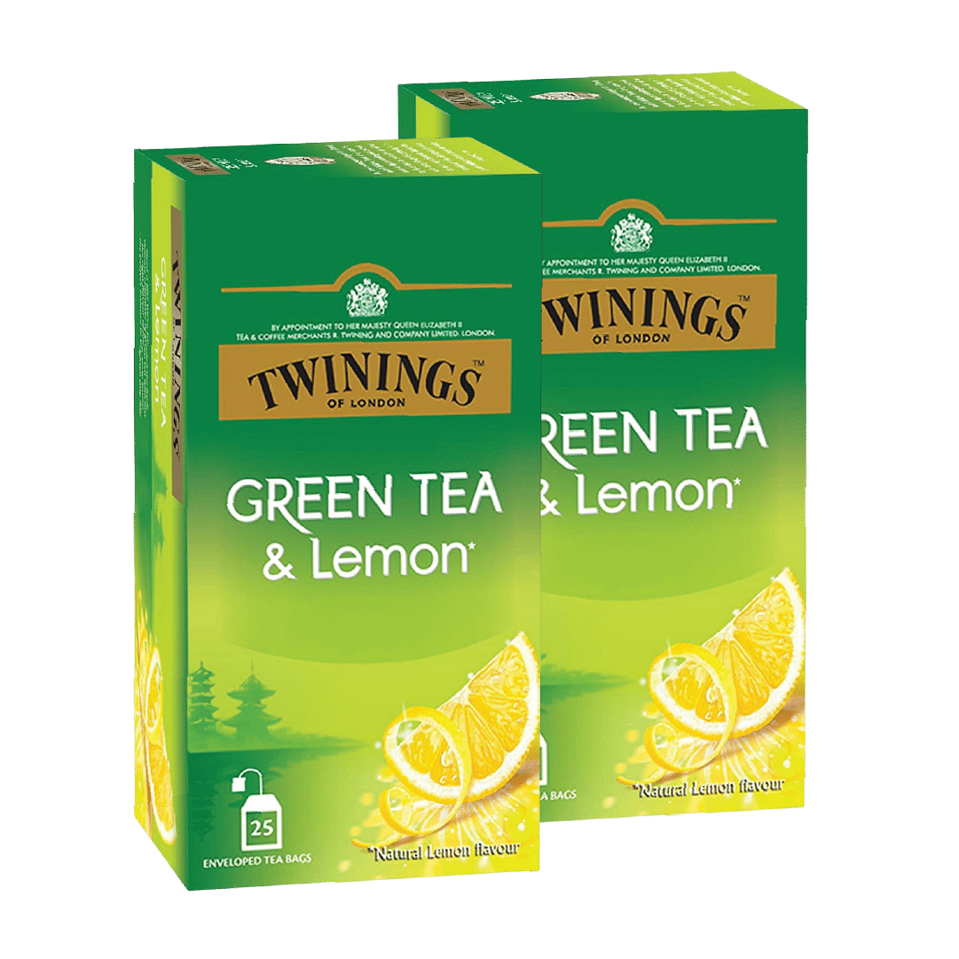 

Twinings Green Tea & Lemon, 25 Teabags | Pack of 2